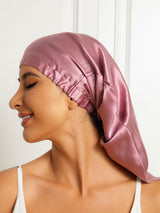 [Mauve Pâle] SilkSilky-FR Bonnets de Nuit 004