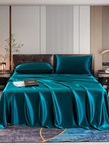 [Bleu Royal] SilkSilky-FR 22Momme Pure Soie Bedding Set 001,