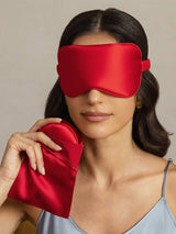 [Rouge Vineux] SilkSilky-FR Masques pour les Yeux 004