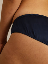 [Bleu Foncé] SilkSilky-FR 19Momme Culottes 003