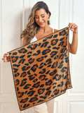 SilkSilky FR Pure Soie Scarf Leopard 002