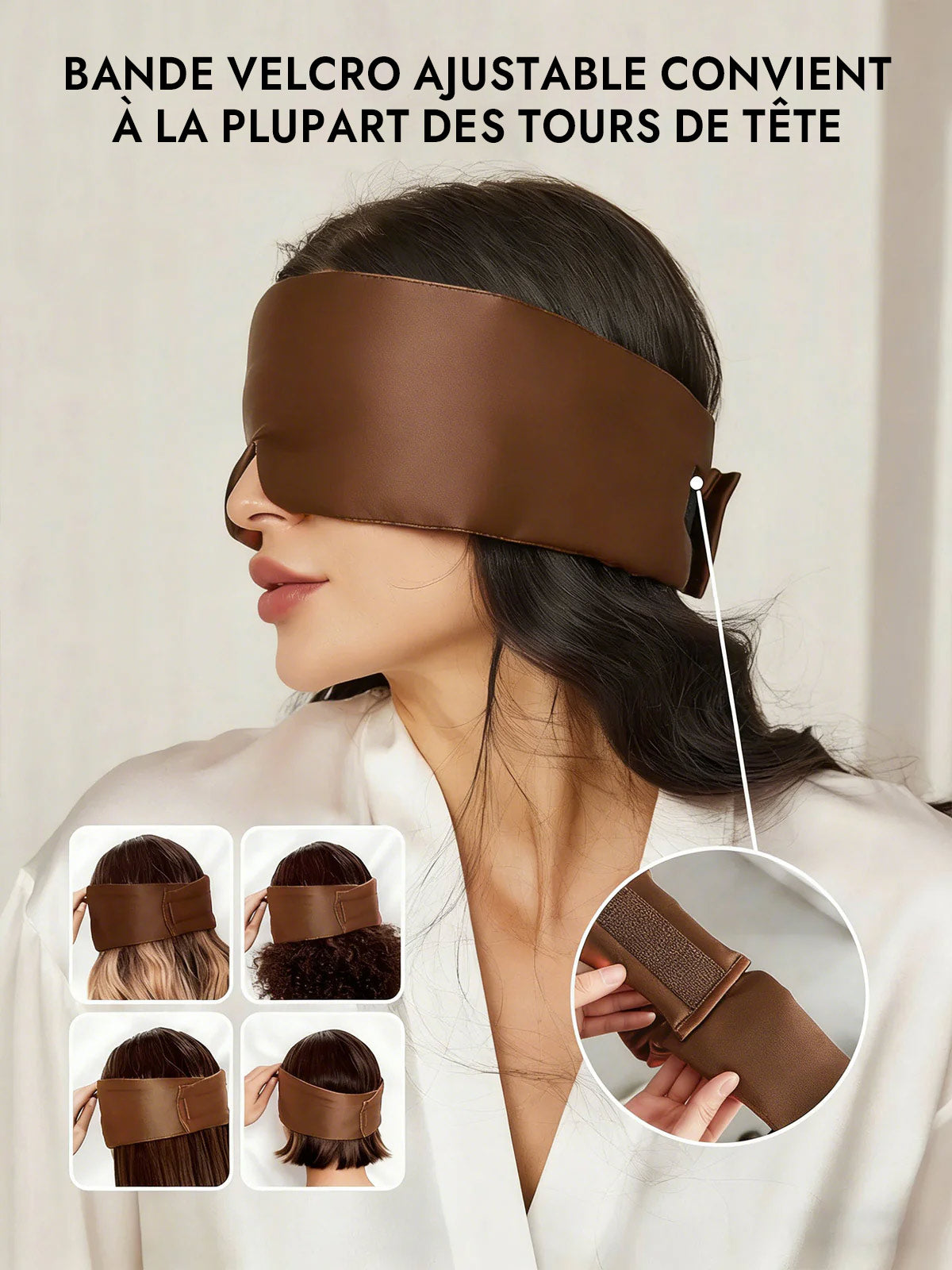 [Café] SilkSilky-FR 19Momme Pure Silk Eye Mask 004