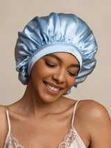 [Bleu Clair] SilkSilky-FR Bonnets de Nuit 004