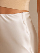 [Beige] SilkSilky-FR Jupes 004