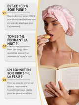 [Rose Clair] SilkSilky-FR Bonnets de Nuit 006