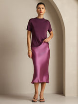 [Violette] SilkSilky-FR Short Sleeve Femme T-Shirt 007