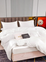 [Blanc] SilkSilky-FR 22Momme Pure Soie Bedding Set 005,