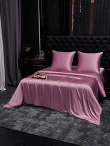 [Mauve Pâle] SilkSilky-FR Parure de Lit Soie 002