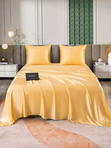 [Champagne] SilkSilky-FR Parure de Lit Soie 001