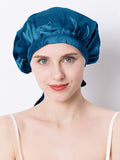 SilkSilky FR Pure Soie Sleep Cap BleuRoyal 001