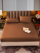 [Café] SilkSilky-FR 22Momme Pure Soie Bedding Set 001,
