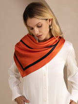 [Carré Orange] SilkSilky-FR Scarf 002