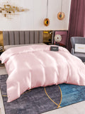 SilkSilky FR 19Momme Pure Soie Duvet Cover Rose 002