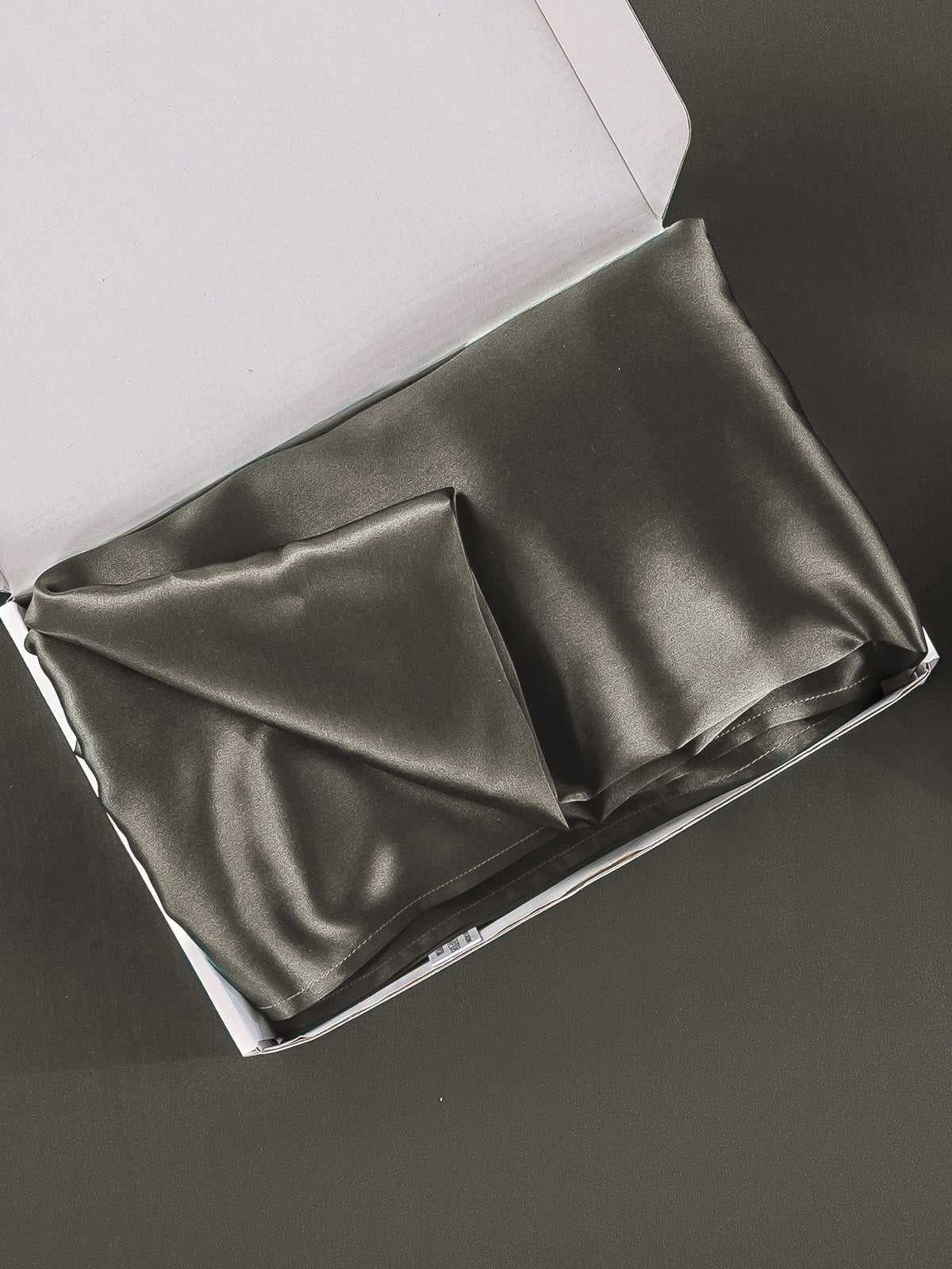 [Gris Foncé] SilkSilky-FR 22Momme Pure Soie Pillowcase 007
