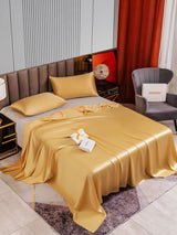 [Champagne] SilkSilky-FR 22Momme Parure de Lit Soie 002
