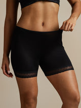 [Noir] SilkSilky-FR Soie Panty 003,