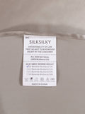 SilkSilky FR 19Momme Pure Soie Sheet Gris 005