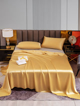 [Champagne] SilkSilky-FR 22Momme Parure de Lit Soie 001