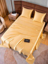 [Champagne] SilkSilky-FR Parure de Lit Soie 005