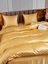 [Champagne] SilkSilky-FR Parure de Lit Soie 004