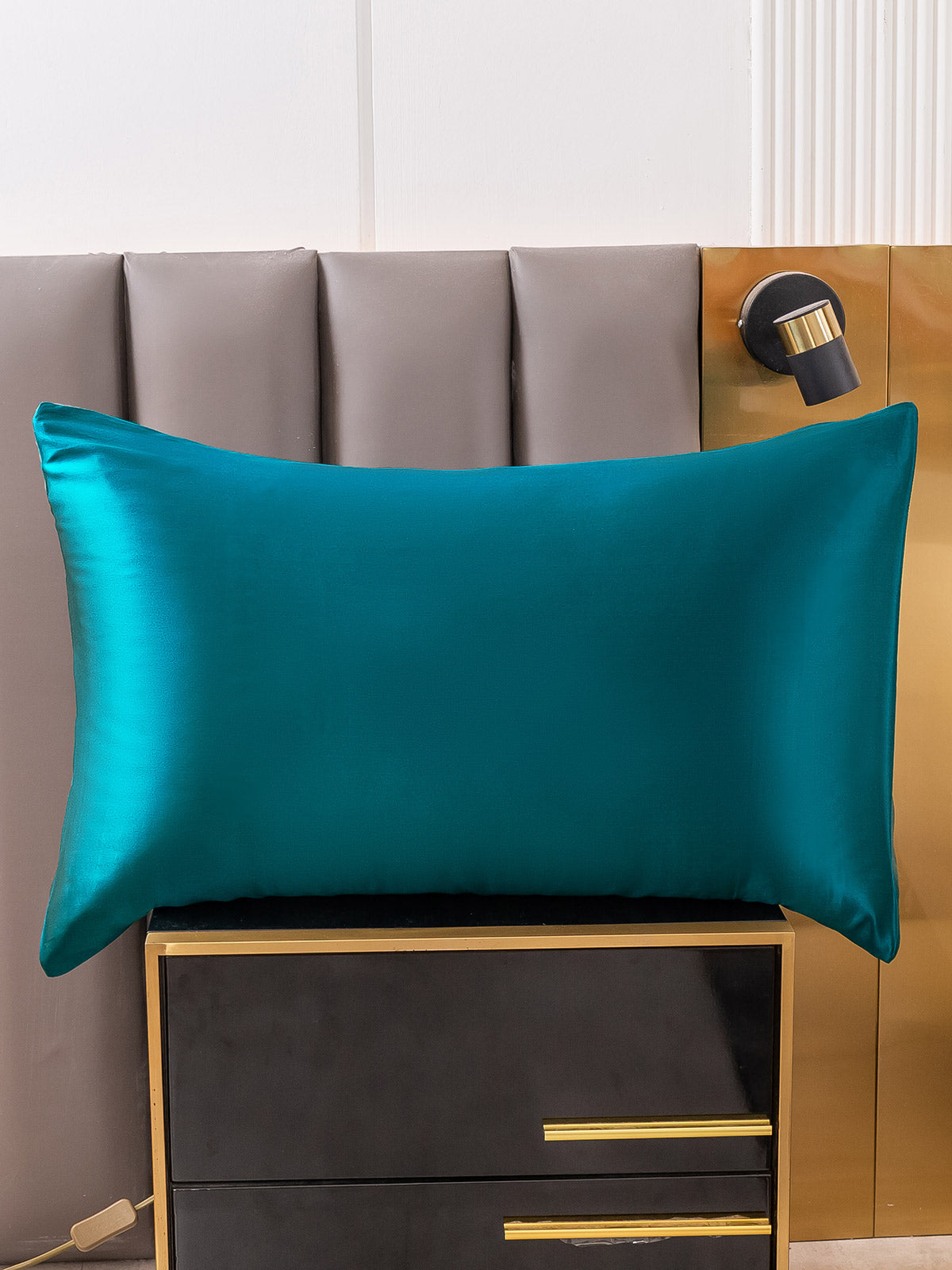 [Bleu Royal] SilkSilky-FR 22Momme Pure Soie Pillowcase 001