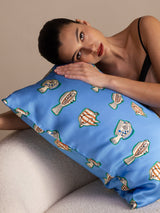 [Poisson Bleu] SilkSilky-FR Taies d'Oreiller 002