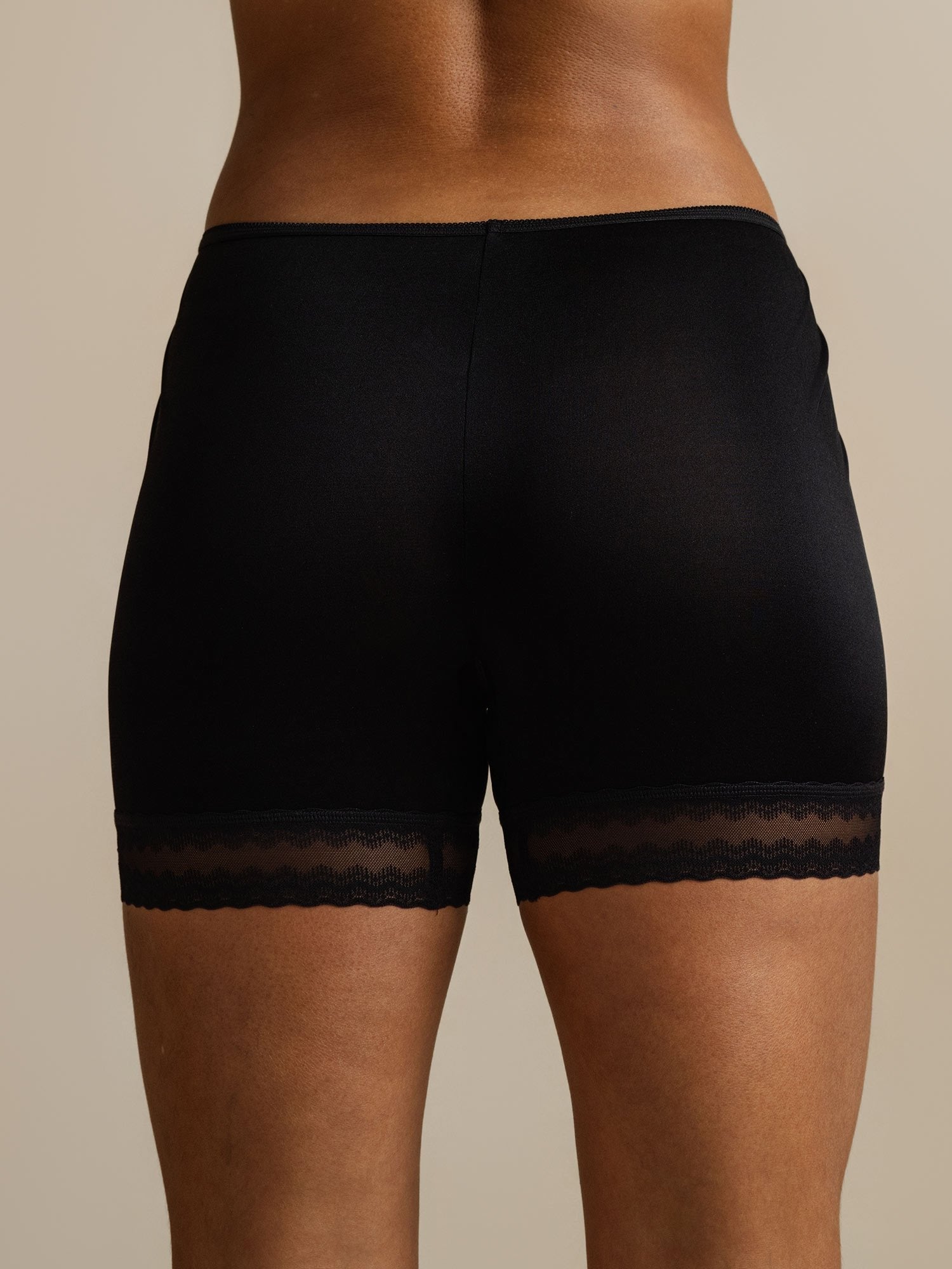 [Noir] SilkSilky-FR Soie Panty 002,