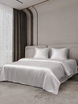[Argent] SilkSilky-FR Parure de Lit Soie 002