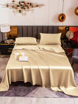 [Beige] SilkSilky-FR 19Momme Parure de Lit Soie 006