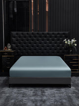 [Bleu Grisâtre] SilkSilky-FR 22Momme Draps 001