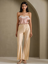 [Toscane] SilkSilky-FR Spaghetti Strap V Neck Top À Fines Brides 007