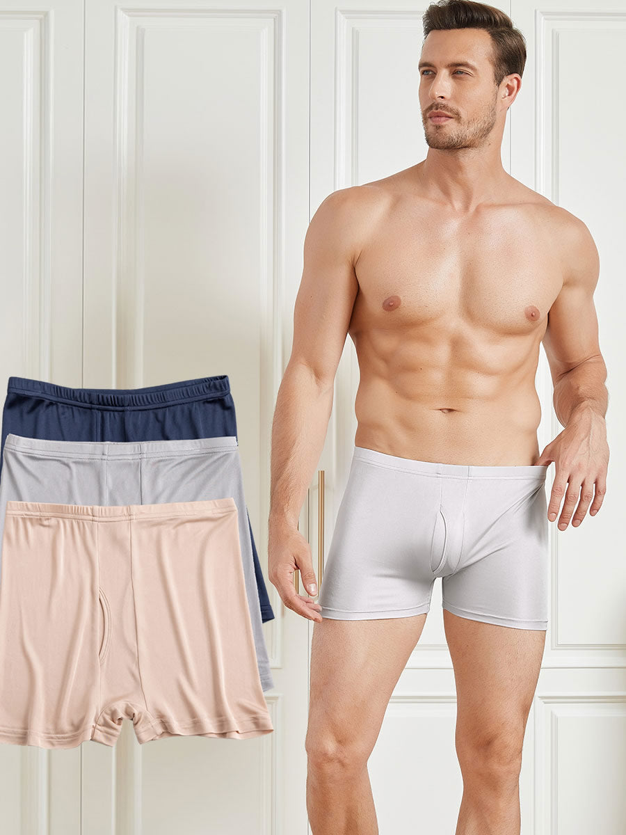 SilkSilky FR Soie Tricotée Mens Underwear Multi 003