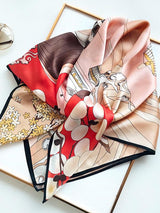 [P077] SilkSilky-FR Pure Soie Scarf 002