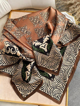 [P074] SilkSilky-FR Pure Soie Scarf 002