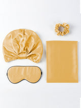 [Champagne] SilkSilky-FR 19Momme Pure Soie Pillowcase Set 005