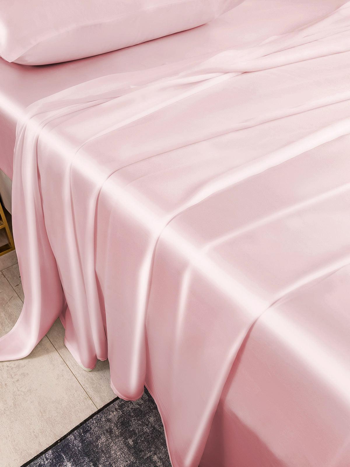 [Rose] SilkSilky-FR 25Momme Pure Soie Bedding Set 006
