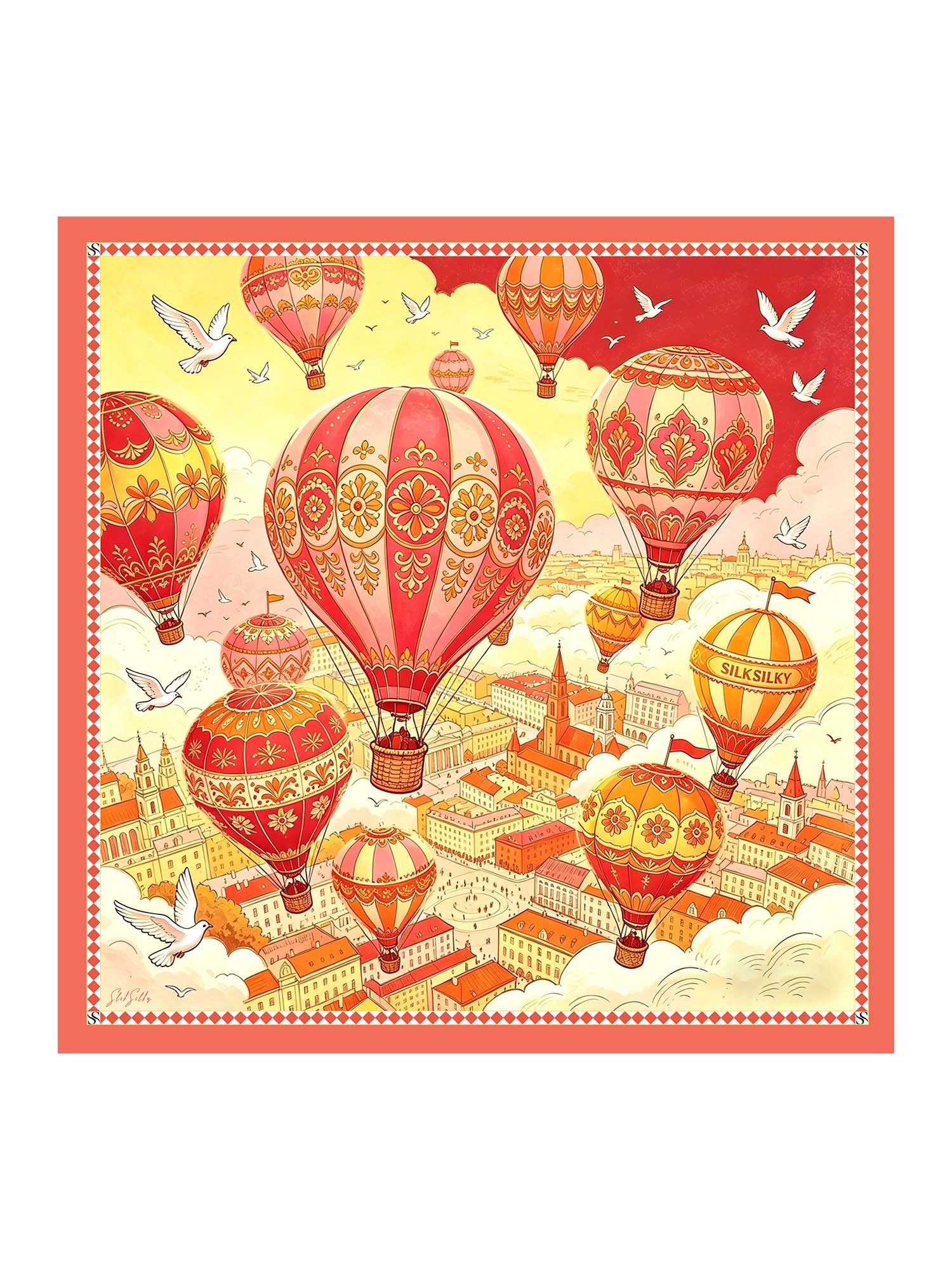 [Ballon Jaune] SilkSilky-FR Scarf 001