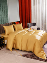 [Champagne] SilkSilky-FR Parure de Lit Soie 006