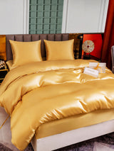 [Champagne] SilkSilky-FR Parure de Lit Soie 003