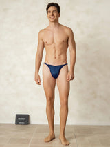 [Bleu Foncé] SilkSilky-FR Homme Sous-vêtements 005