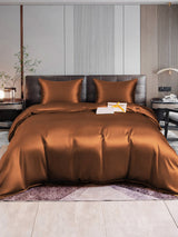 [Café] SilkSilky-FR Parure de Lit Soie 005