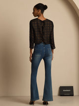 [Noir] SilkSilky-FR Blouse 007