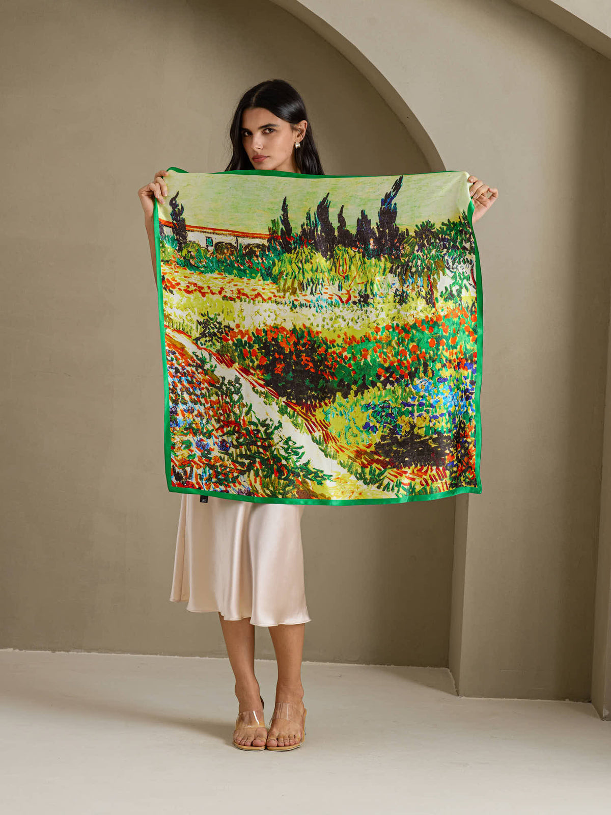 [P072] SilkSilky-FR Scarf 002