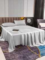 [Argent] SilkSilky-FR 22Momme Pure Soie Bedding Set 005,