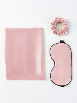 [Mauve Pâle] SilkSilky-FR 19Momme Pure Soie Pillowcase Set 003
