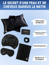[Bleu Royal] SilkSilky-FR 22Momme Pure Soie Pillowcase Set 006