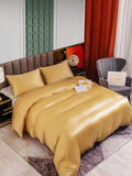 SilkSilky FR 25Momme Pure Soie Bedding Set Champagne 004