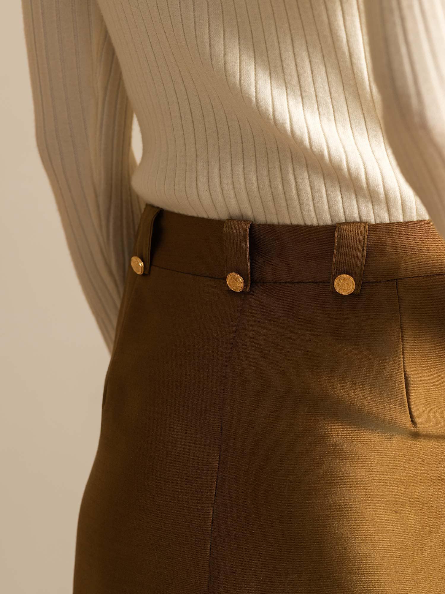 [Bronze] SilkSilky-FR 32Momme Soie Skirt 005,