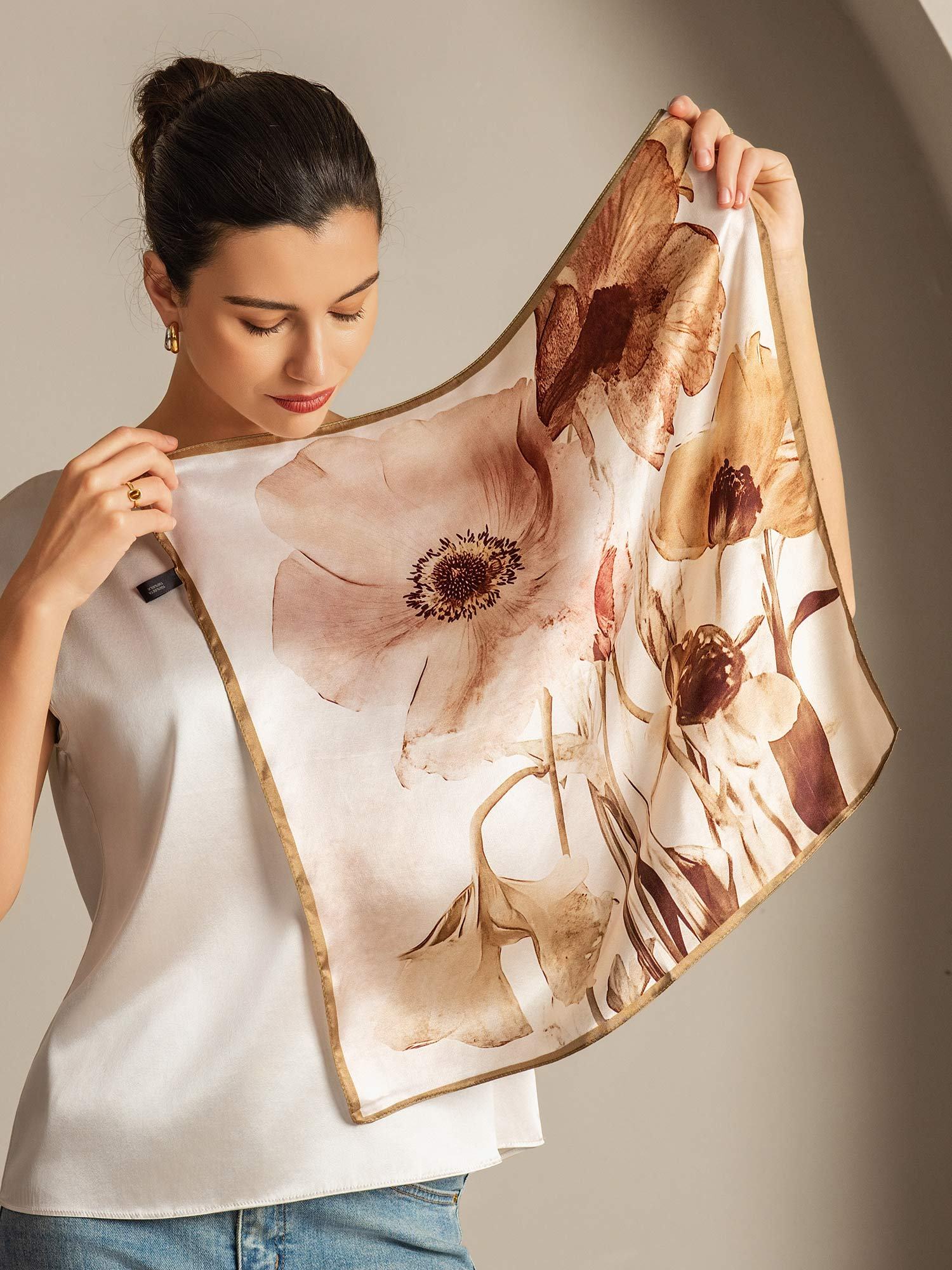 [P092] SilkSilky-FR Soie Scarf 002