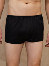 [Noir] SilkSilky-FR Mens Underwear 003